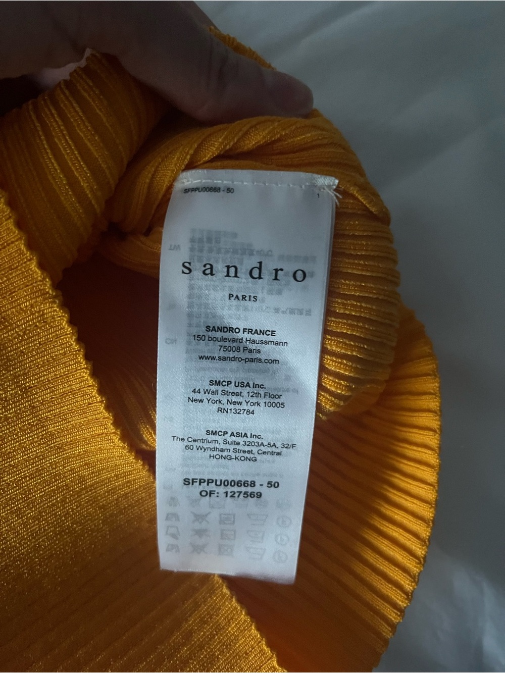 Sandro Ribbed Scoop Neck Tank - Picture 5 of 5